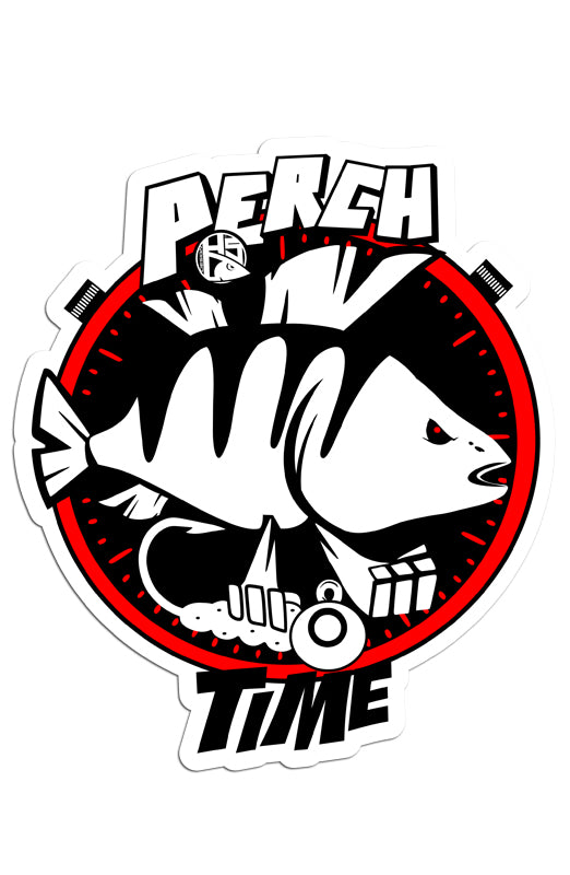 Pegatina Perca Tiempo cm 10x12