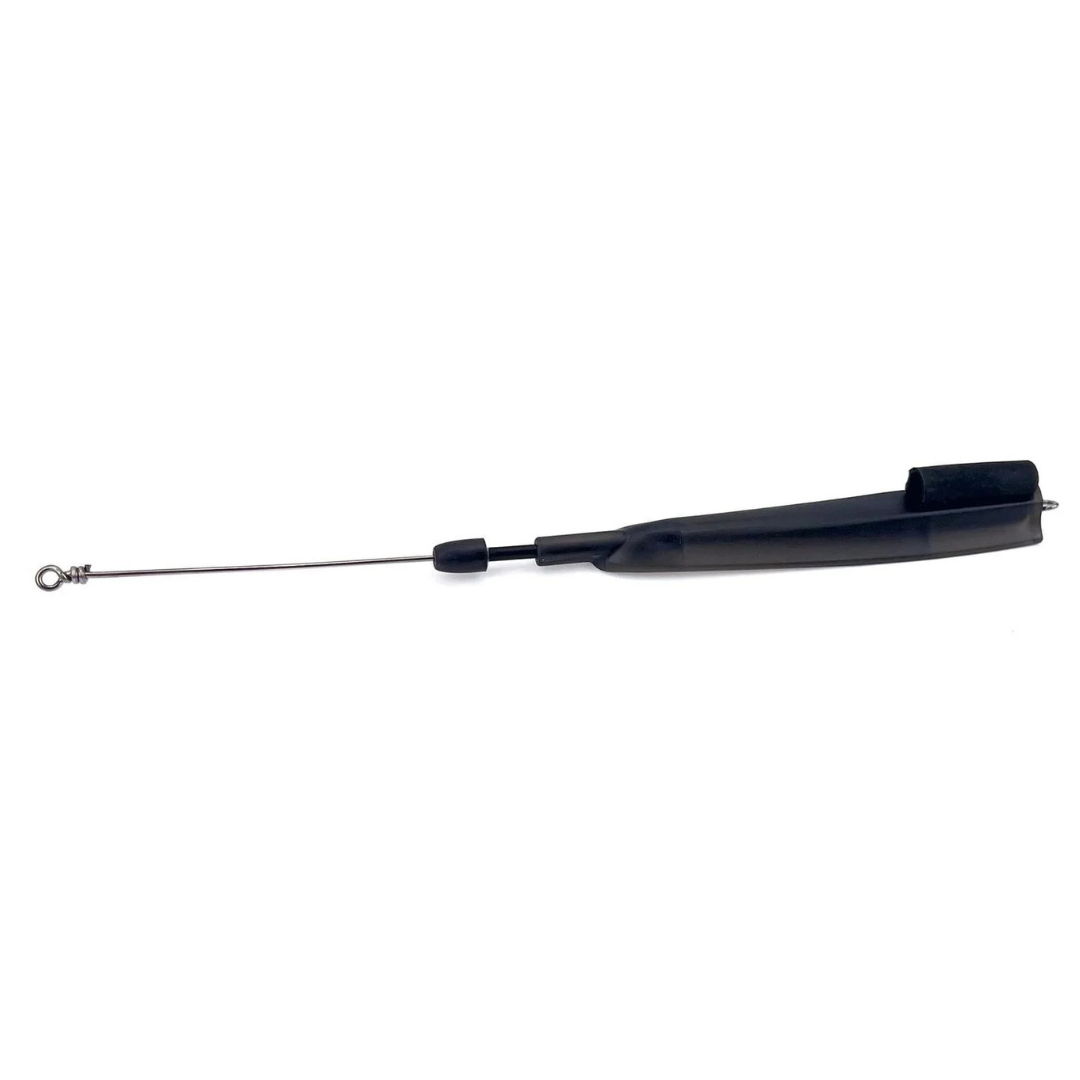 WaterWolf WATER WOLF 2.0 MOUNT STICK KIT featuring a sleek black mount stick with a durable wire loop for secure attachment in boating applications.