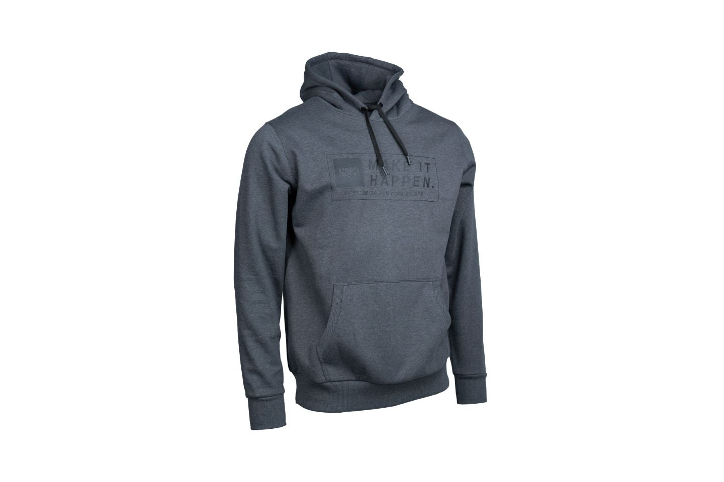 Make It Happen Coordinates Hoody Grey Marl
