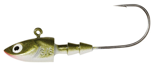 Berkley DAM DEEP 1/4 OZ JIG HEAD OLIVE PEARL