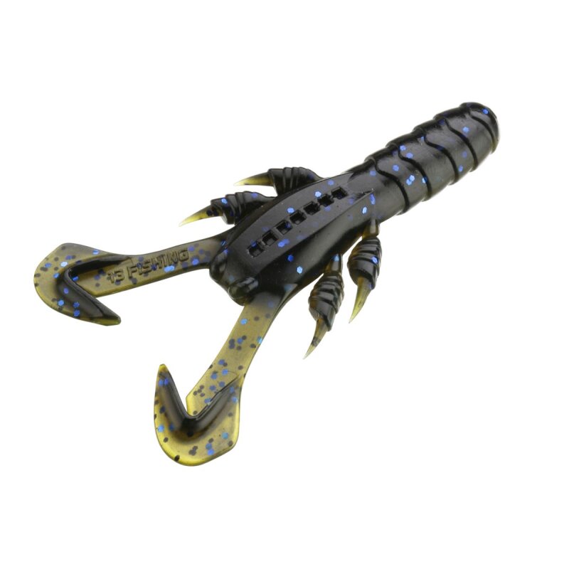 13 FISHING Ninja Craw 7,6cm Black & Tan 6Stk.