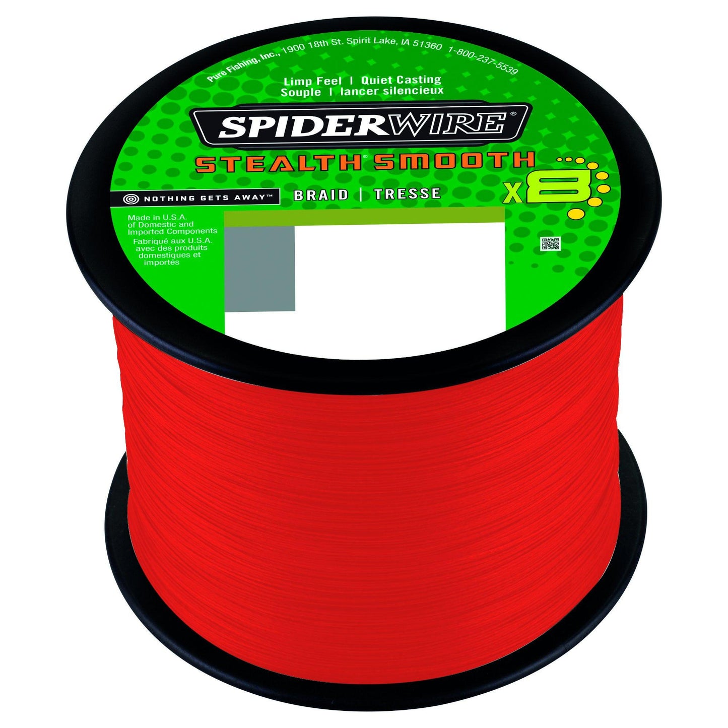 SpiderWire SS8SBK4-CDSSM8 .05mm 2000M 5.4Kg CRED