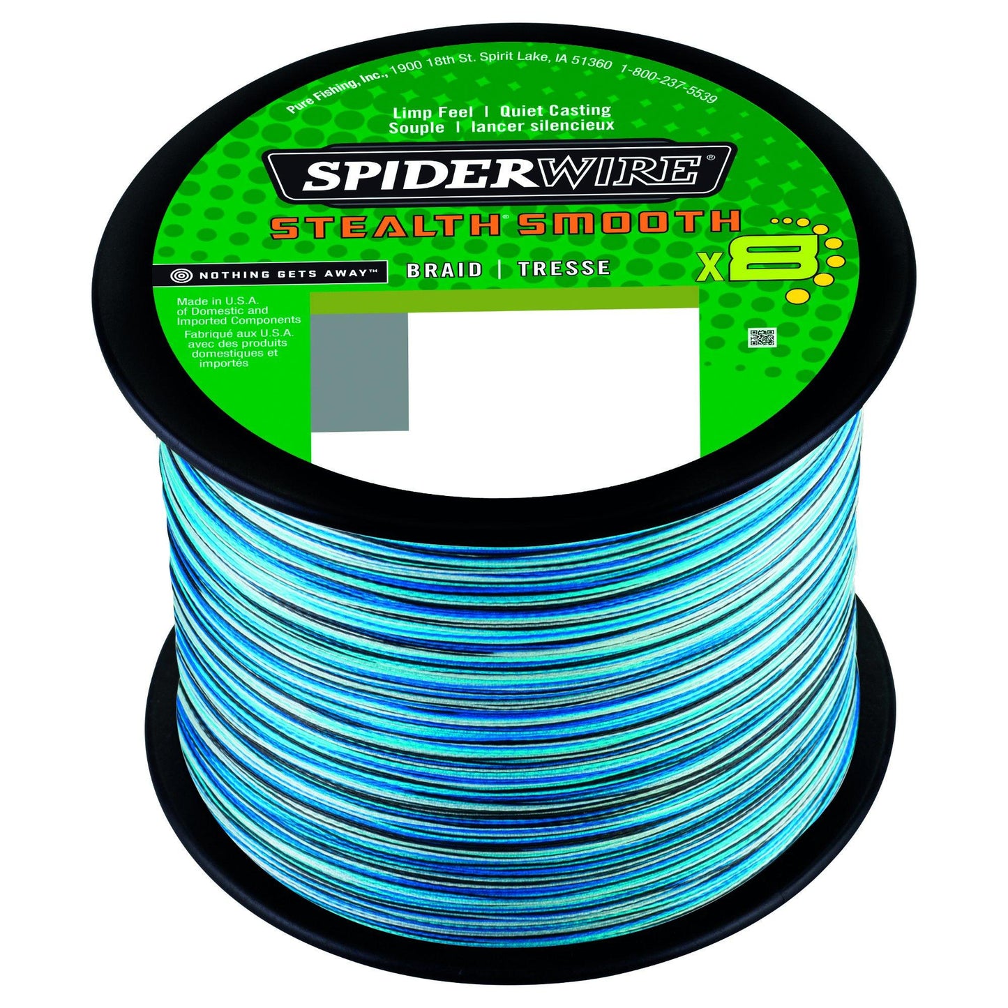 SpiderWire SS8SBK4-BLCASSM8 .05mm 2000M 5.4Kg BC