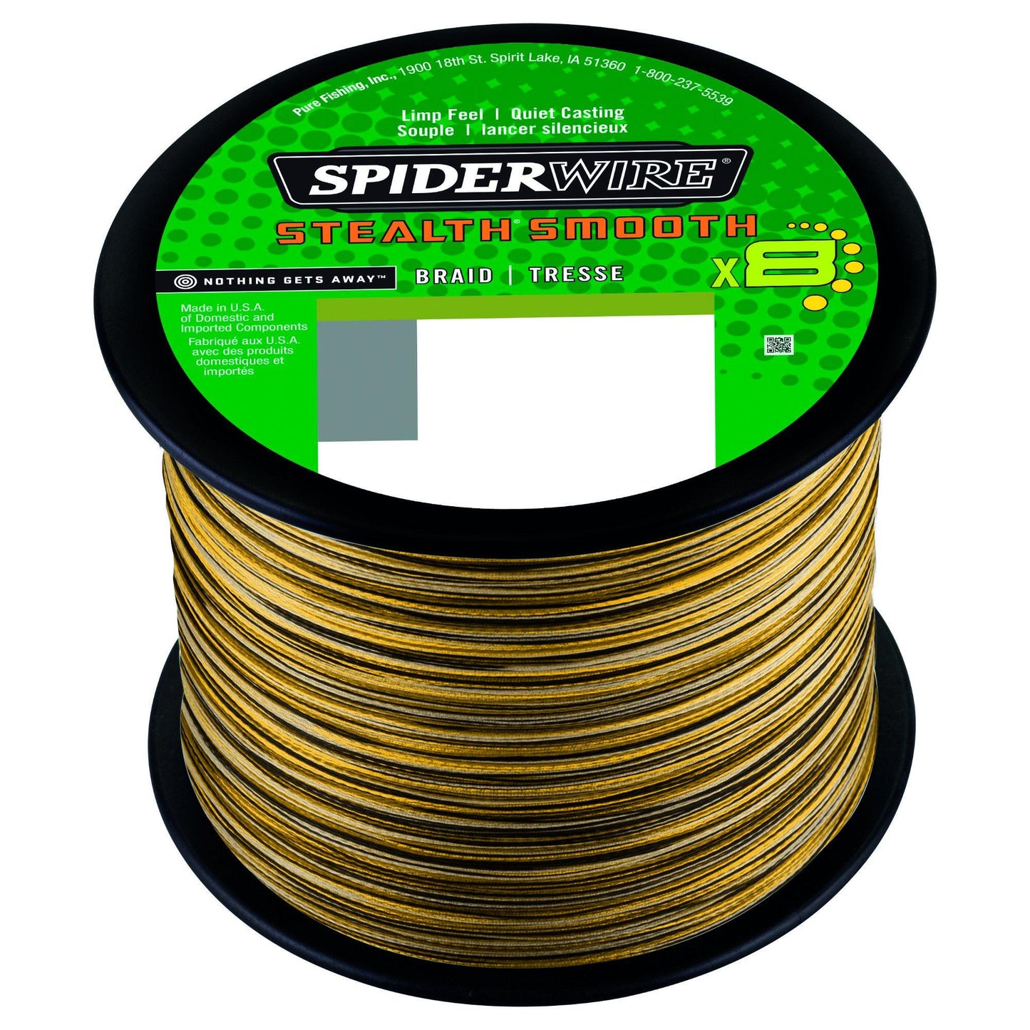 SpiderWire SS8SBK4-CSSM8 .05mm 2000M 5.4Kg CAMO