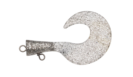 Abu Garcia SVZ McMio Big Spare Tail Silver Glitter