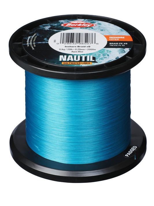 Berkley Berkley NAUTIL Braidx8 2000m .12AquaBlue