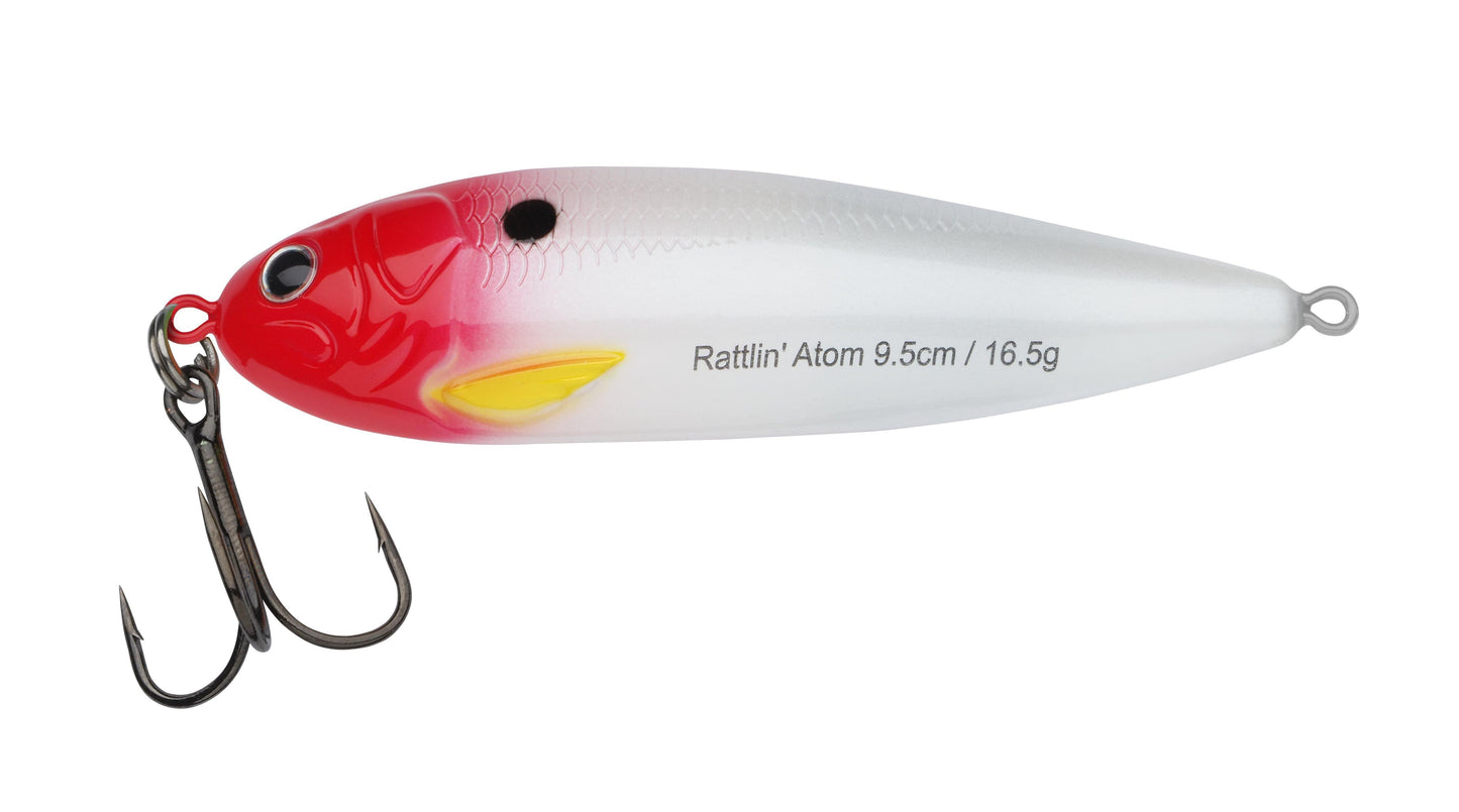 Abu Garcia Rattlin Atom 9.5cm Red Head