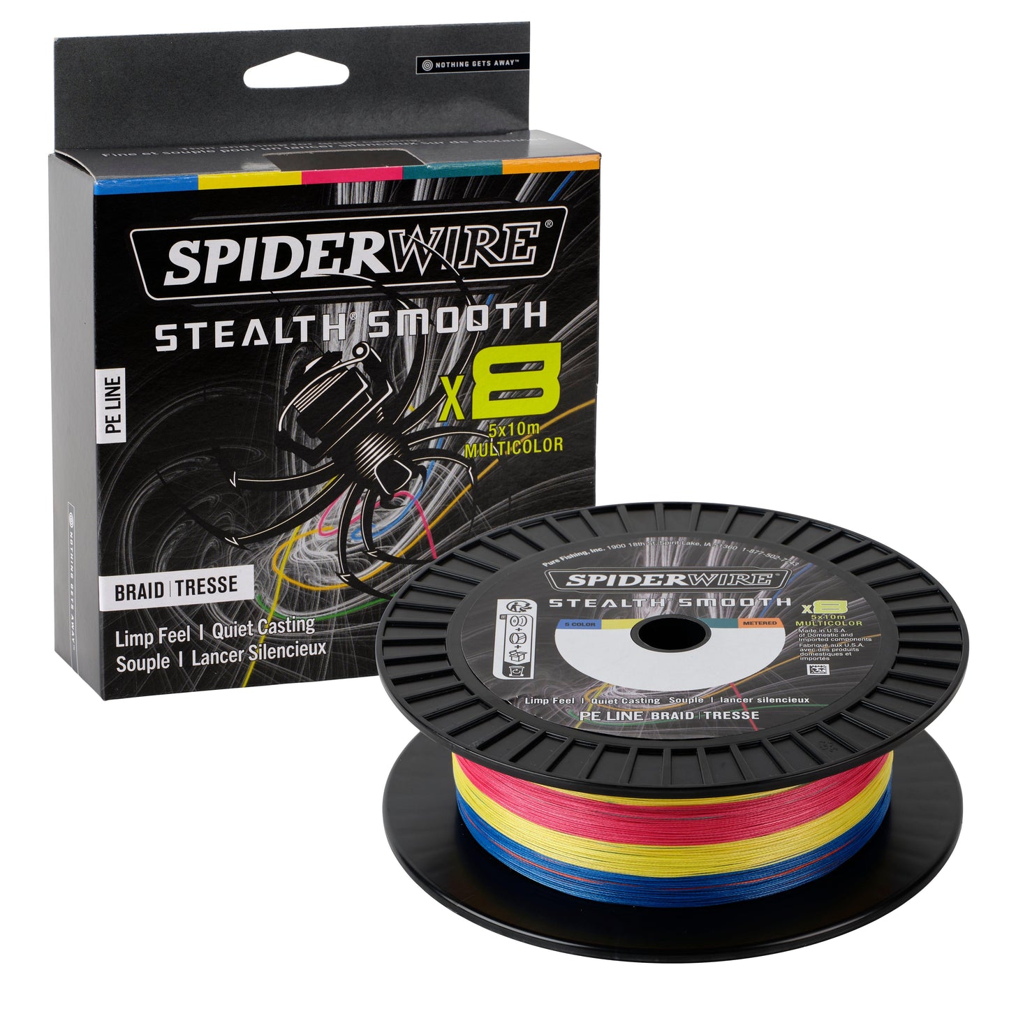 SpiderWire SS8SVP80-5C SS85x10m 600m 46.3kg 0.39mm