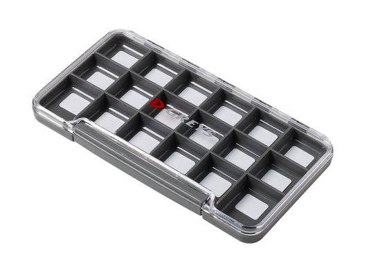 Greys SLIM WATERP. FLY BOX 18 COMPARTMENTS