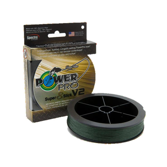 Power Pro Super 8 Slick V2 2740m 0,36mm 30kg Moss Green