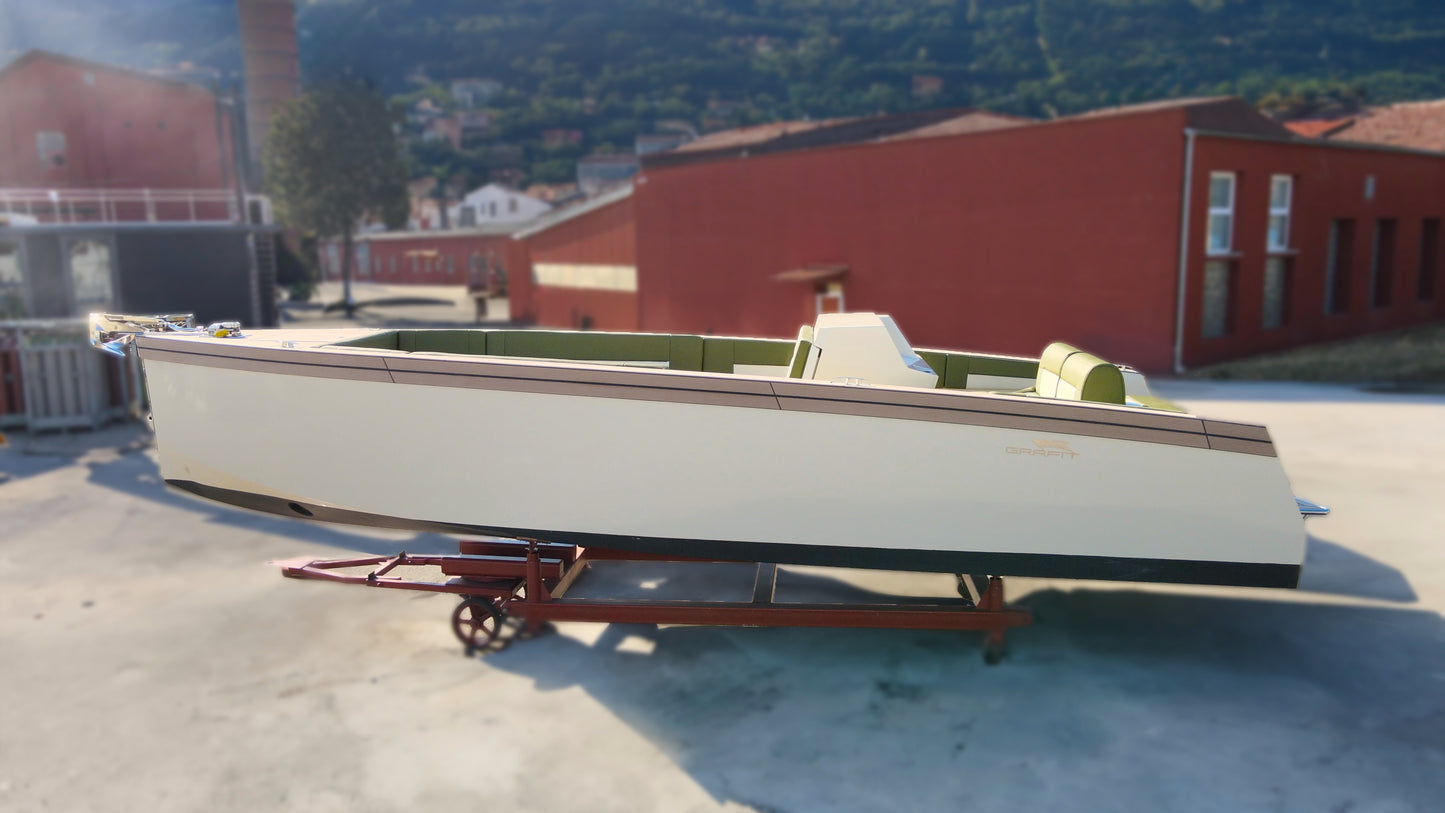 Barkmet Boats - GRAFIT 760 Sloop Boat - Aluminium Sloop Boat