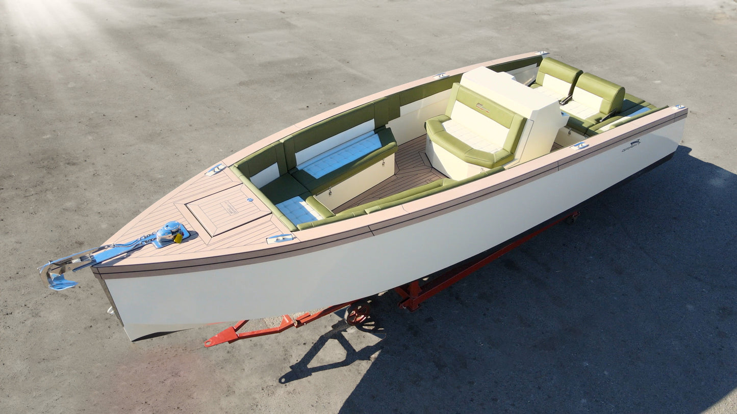 Barkmet Boats - GRAFIT 760 Sloop Boat - Aluminium Sloop Boat