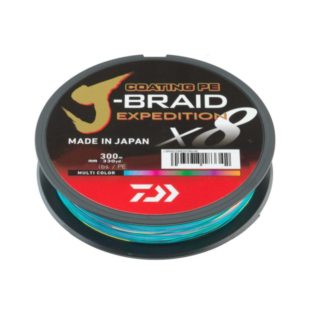 Tresse Daiwa J-Braid Expedition X8E Smash Orange (300m Tresse Daiwa J-Braid Expedition X8E Smash Orange (300m