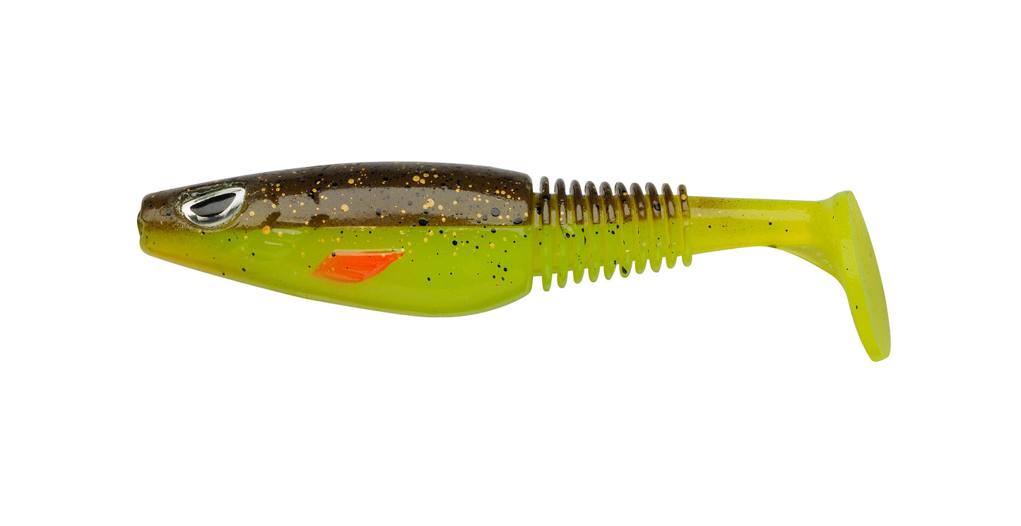 Berkley Sick Swimmer 12cm Brown Chartreuse 32pcs