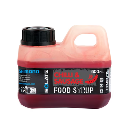 Shimano Bait Isolate Food Syrup Attractant Chilli Sausage 500ml