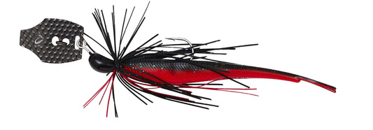 Savage Gear CRAZY SWIM JIG 10CM 8.5G SI BLACK N RED