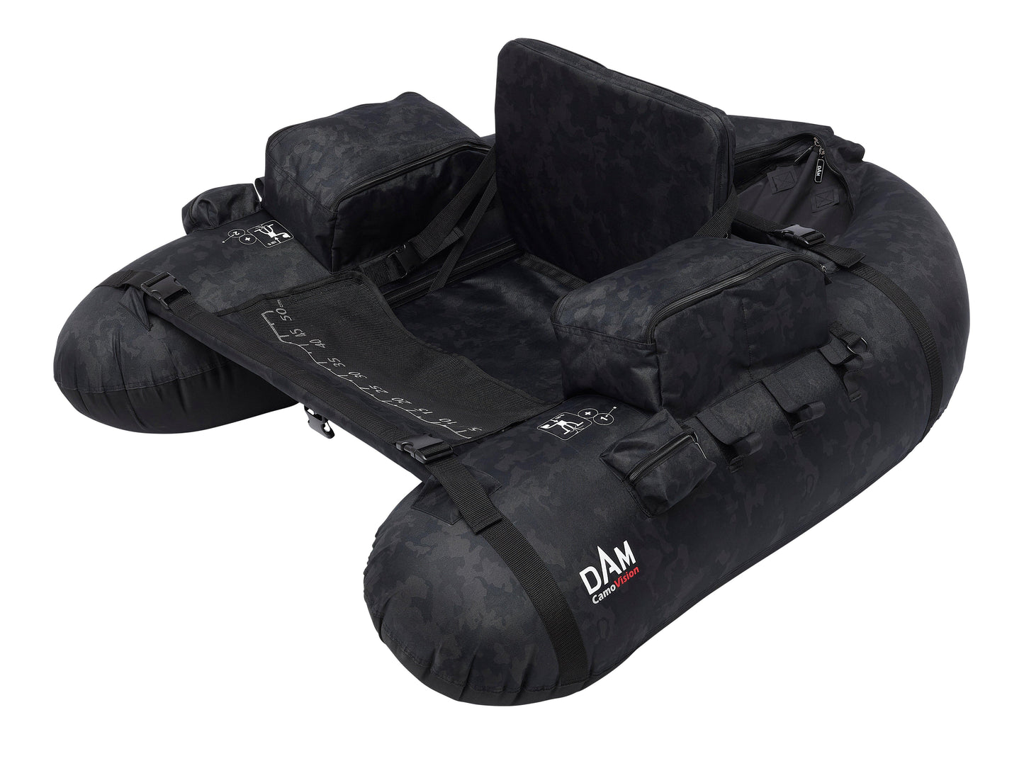 DAM DAM Camovision Belly Boat with Air Pump