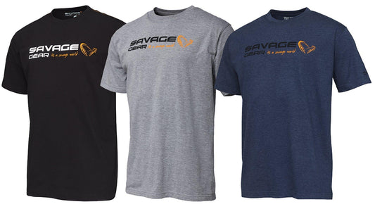 Savage Gear SIGNATURE LOGO T-SHIRT S BLACK INK