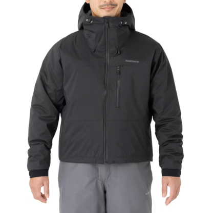 Shimano Apparel Durast Warm Short Rain Jacket Black