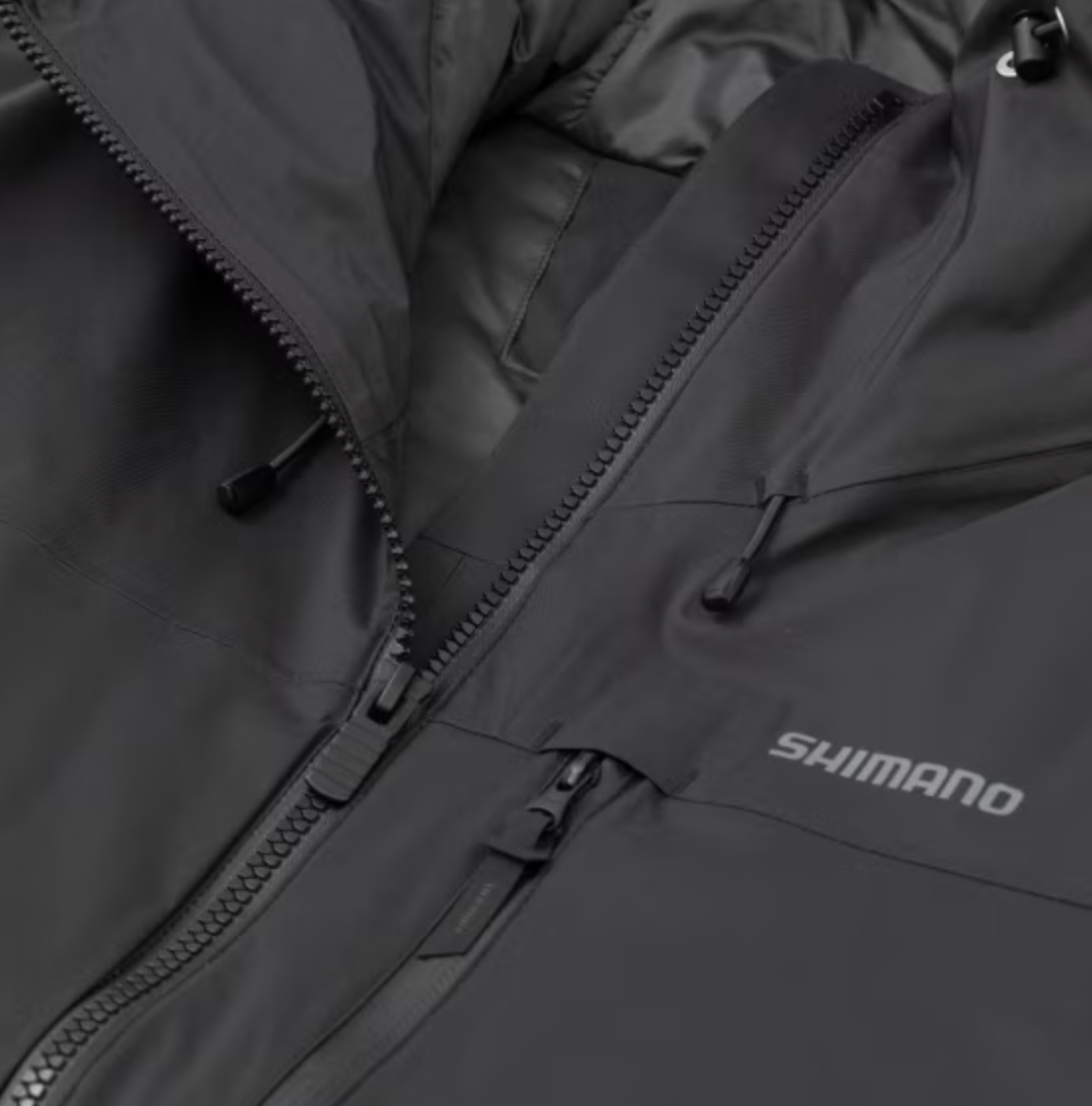 Shimano Apparel Durast Warm Short Rain Jacket Black