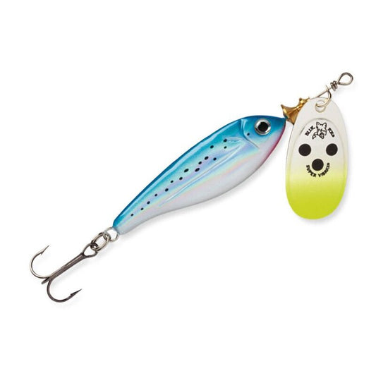 BLUE FOX Vibrax Minnow Super 4 18g Silver Blue