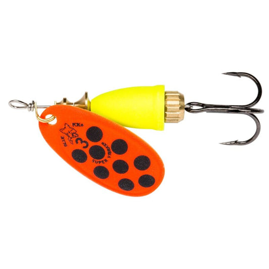 BLUE FOX Vibrax UV 2 6g Orange Black Yellow UV