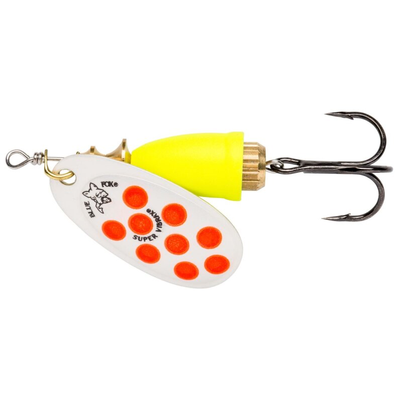 BLUE FOX Vibrax UV 2 6g Silver Orange Yellow UV