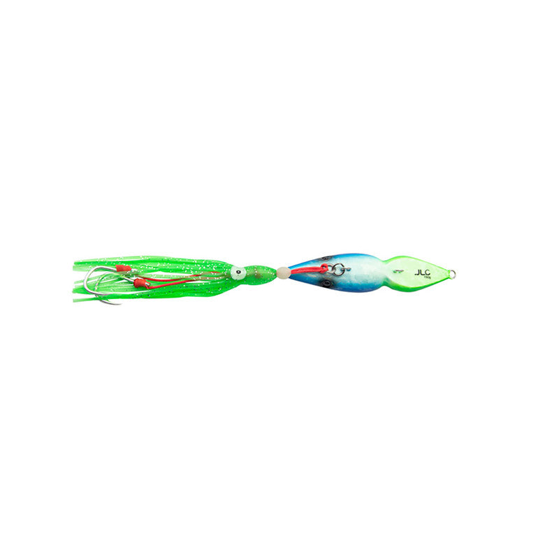 SQUILLA JIG 250 G GREEN-BLUE + OCTOPUS ASSEMBLY