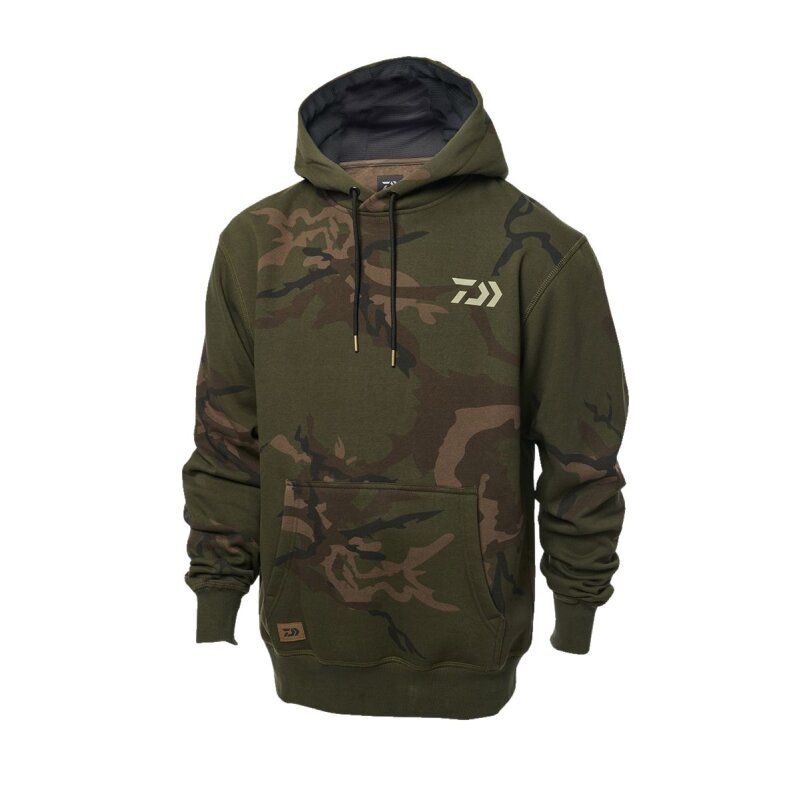 DAIWA Carp Camo Hoodie XXL Green Camo