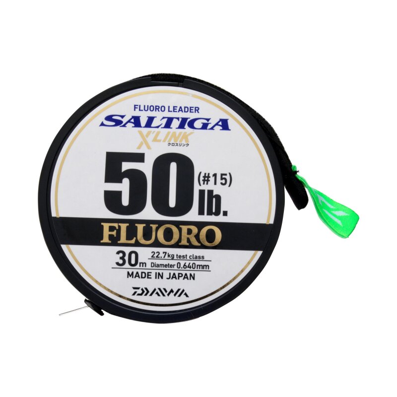 DAIWA Saltiga X'Link Fluorocarbon Leader 0,23mm 3,6kg 30m Transparent