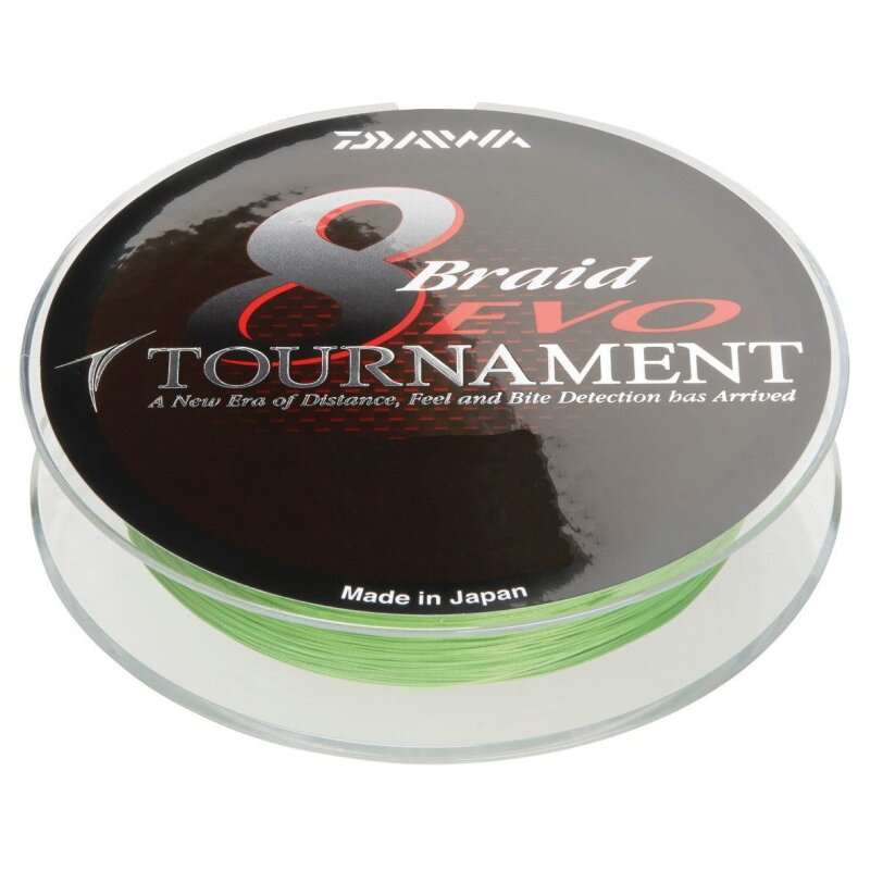 DAIWA Tournament 8 Braid Evo 0,45mm 42,3kg 300m Chartreuse