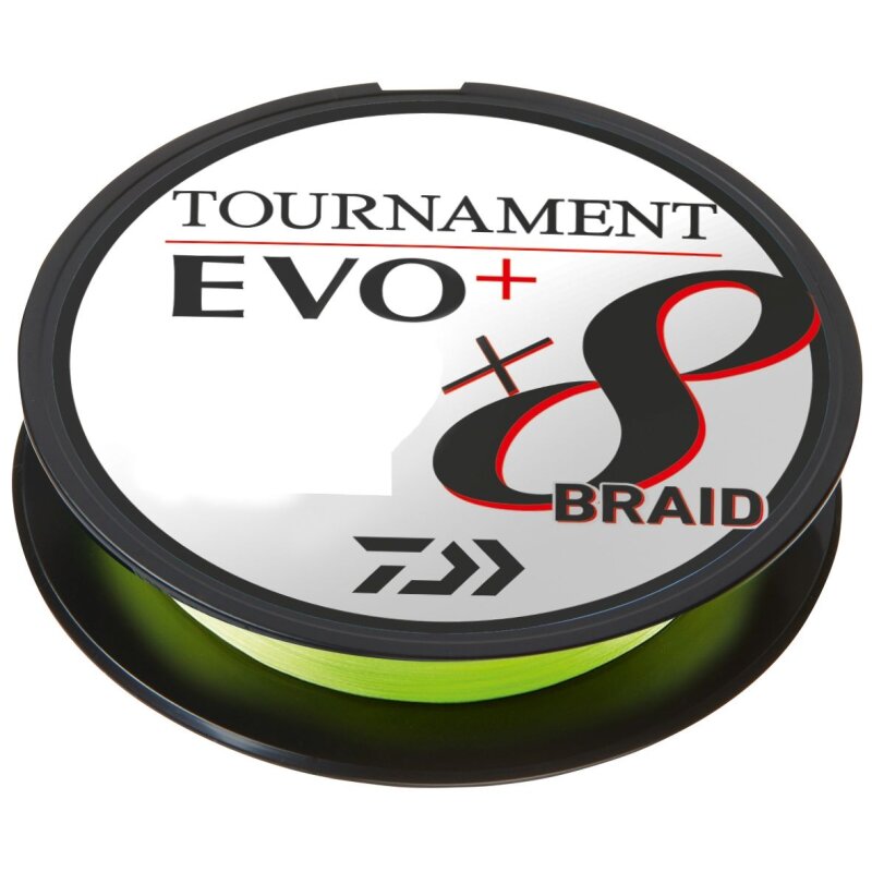 DAIWA Tournament X8 Braid EVO+ 0,08mm 4,9kg 900m Chartreuse