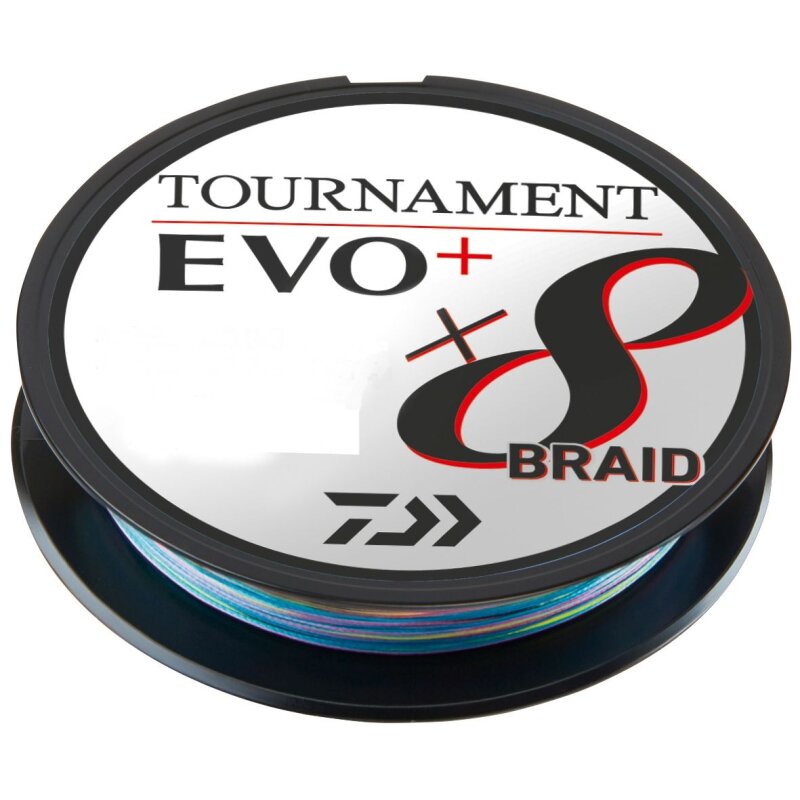 DAIWA Tournament X8 Braid EVO+ 0,12mm 8,6kg 300m Multi-Color