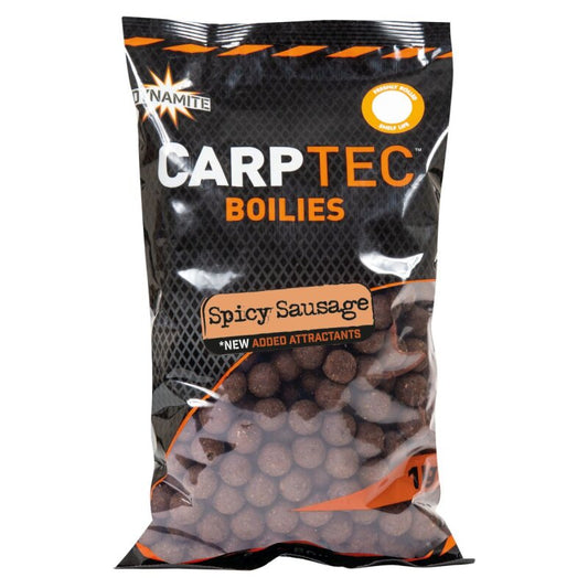 DYNAMITE BAITS Carp-Tec Boilies Spicy Sausage 20mm 1kg