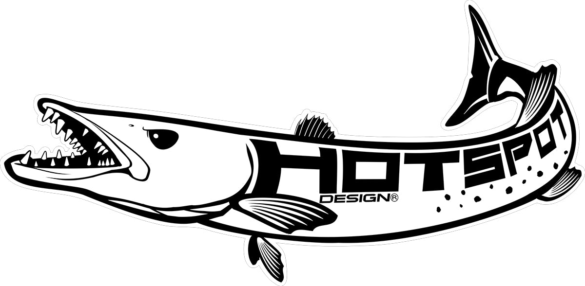 Sticker Barracuda cm 60x30