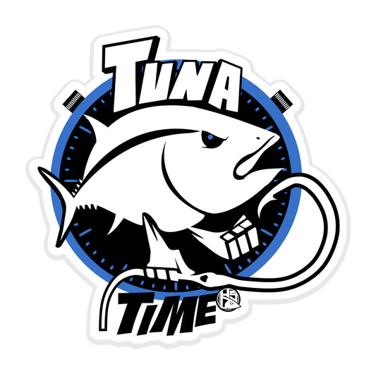 Sticker Tuna Time cm 20x20