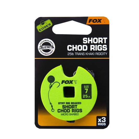 FOX Edges Armapoint Standard Chod Rigs Short Gr.7 11,3kg 3Stk.