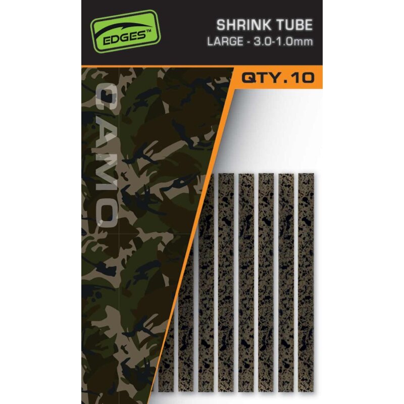 FOX Edges Shrink Tube Large 3-1mm Camo 10 Stk.