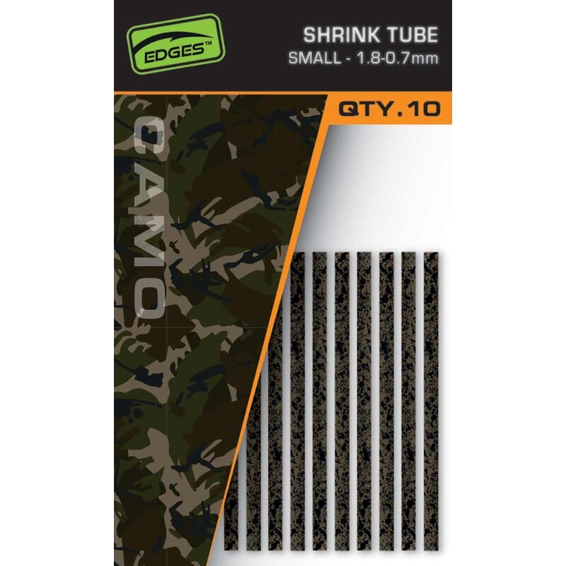 FOX Edges Shrink Tube Small 1,8-0,7mm Camo 10Stk.