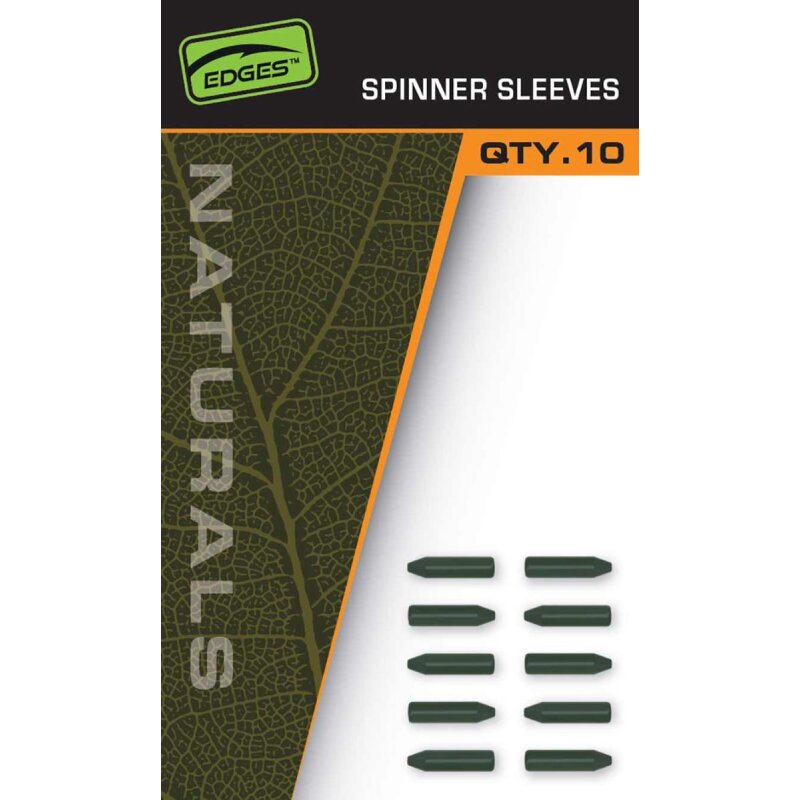 FOX Edges Spinner Sleeve Naturals Green 10Stk.