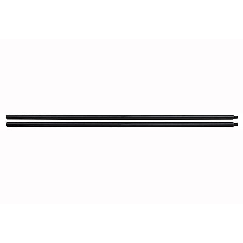 FOX Halo Marker Pole Extension Kit 1m 22mm 2Stk, black durable poles for fishing terminal tackle, ideal for extending marker pole setups.