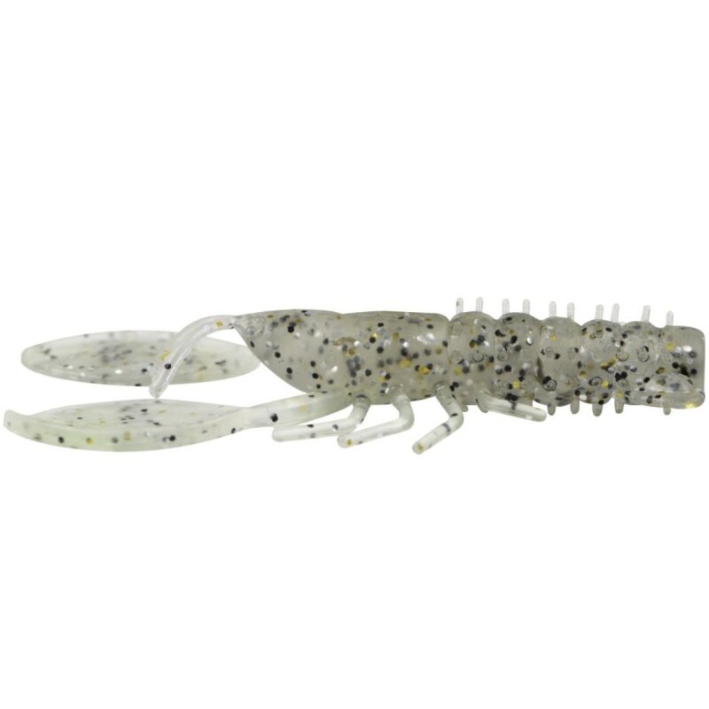 FOX RAGE Creature Crayfish 9cm UV Salt ´n Pepper 5Stk. fishing lure with realistic crayfish design, speckled gray color, and UV-enhanced finish.