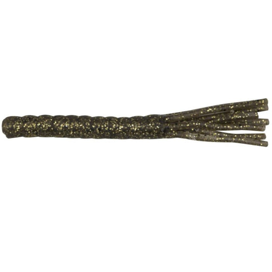 FOX RAGE Creature Funky Worm 9cm UV Sparkling Oil lure with glittery finish and segmented tail, ideal for fishing. Sold in a pack of 6.