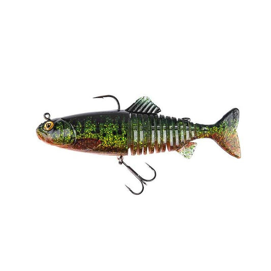 FOX RAGE Replicant Jointed 20cm 120g Pike UV lure featuring a realistic pike design with jointed body and UV reflective finish for predator fishing.