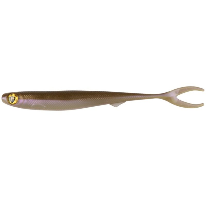 FOX RAGE Slick Finesse 11cm UV Wakasagi lure featuring a slim, realistic design with a forked tail and UV-enhanced finish for fishing.