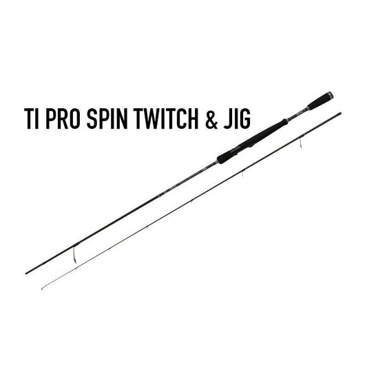 FOX RAGE TI Pro Twitch & jig fishing rod, 2.1m length, 3-14g casting weight, designed for precision twitching and jigging techniques.