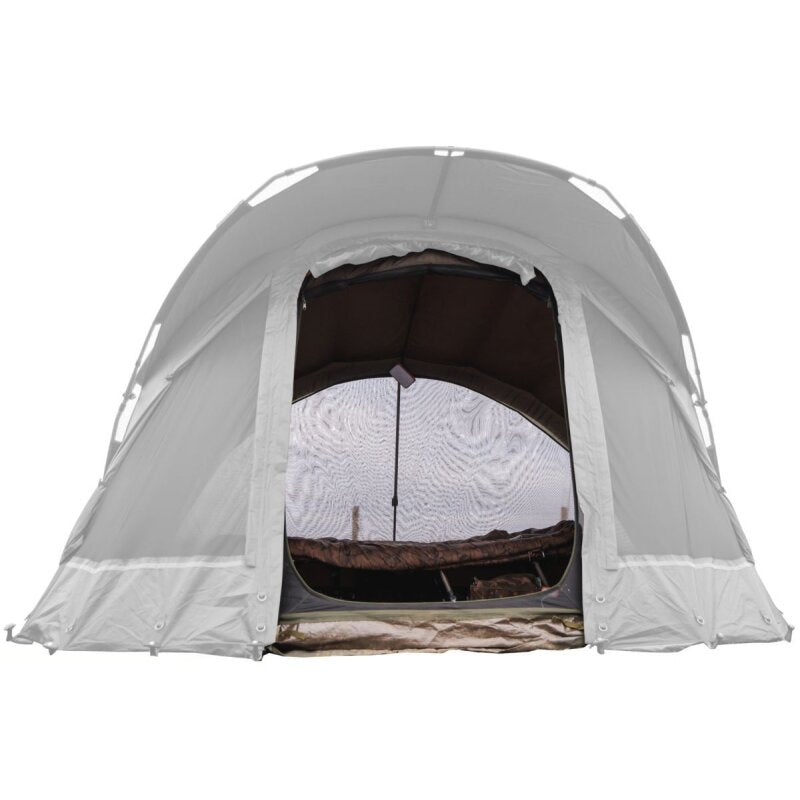 FOX Voyager 1 Person Inner Dome for camping, featuring a compact design with a mesh door for ventilation and durable fabric for outdoor use.