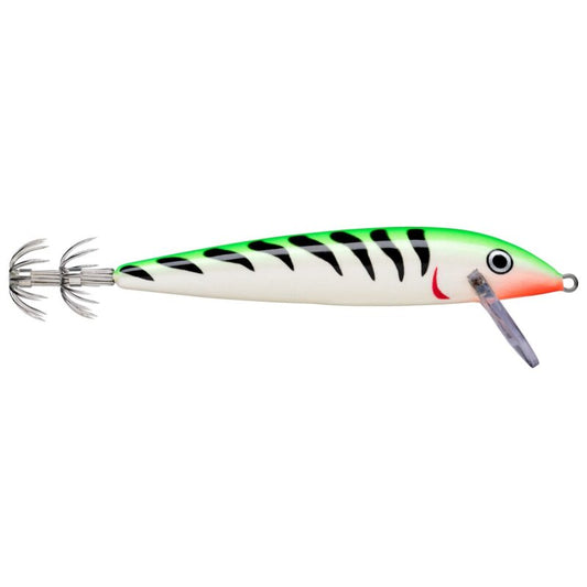 RAPALA Countdown Squid 11cm 16g Glow Green Tiger