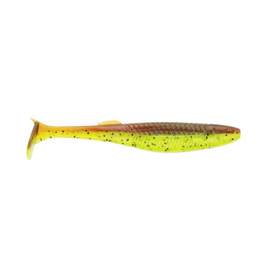 RAPALA Crushcity The Kickman 7,5cm 3g Motor Oil Chartreuse 9Stk.