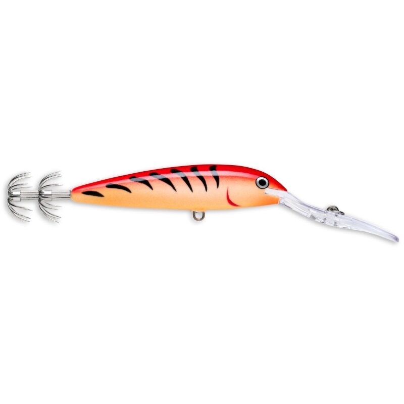 RAPALA Deep Squid 9cm 15g Glow Red Tiger